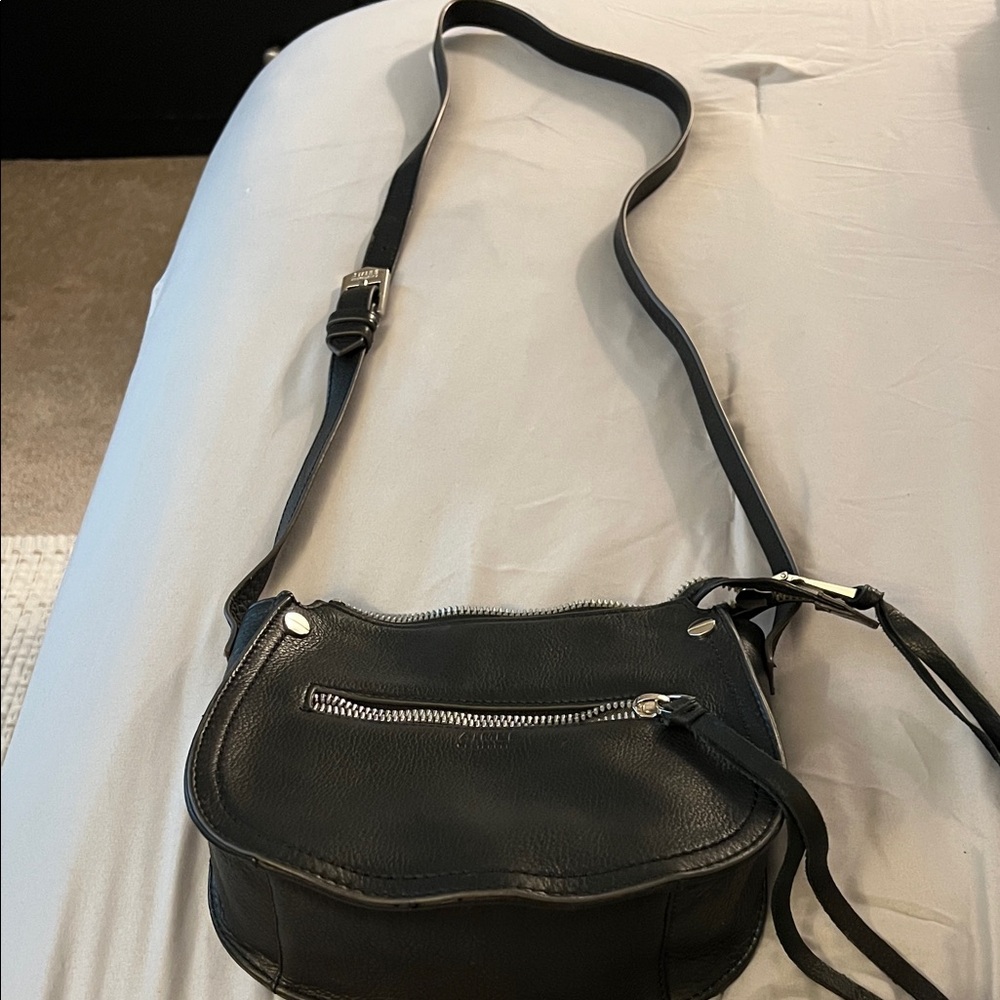 Aimee Kestenberg Black Leather Crossbody Bag